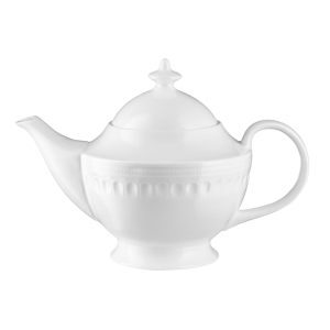 Dzbanek do herbaty porcelanowy 1,3 litra MESYNA WHITE