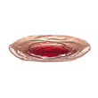 Talerzyk deserowy szklany 21 cm AMANDA red  3