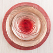 Talerzyk deserowy szklany 21 cm AMANDA red 5