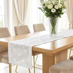 Bieżnik 45 x 160 cm SABRILLA white