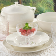 nowoczesna zastawa obiadowa z porcelany
