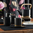 Przykrywka porcelanowa do dzbanka GAJA BLACK 4