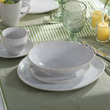 Komplet talerzy obiadowych kamionkowych na 6 osób NORDEN 2