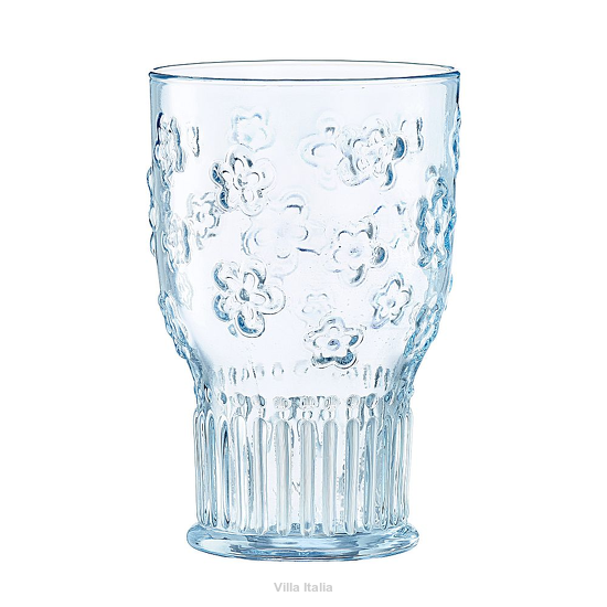 elegancka szklanka do napojów z tłoczonym wzorem