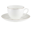 Komplet 6 filiżanek porcelanowych 260 ml BOSTON Gold 1