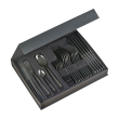 Zestaw sztućców na 12 osób 60 elementów SLIM BLACK 6
