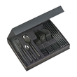 Zestaw sztućców na 12 osób 60 elementów SLIM BLACK 7