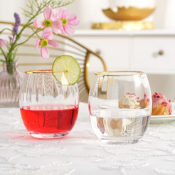 Zestaw szklanek 420 ml 6 sztuk FELICE GOLD