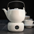 Dzbanek do herbaty porcelanowy 1,3 litra PLUS PLATIN 3