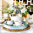Dzbanek do herbaty porcelanowy 1,3 litra PLUS PLATIN 3