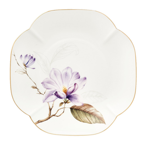 Talerz do ciasta porcelanowy 25 x 25 cm SECRET of SPRING