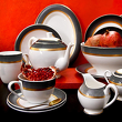 Dzbanek do herbaty porcelanowy 1,2 litra ROYAL LADY 3