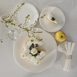 Talerz deserowy śniadaniowy 20 cm porcelanowy WHITE PRINCESS 3