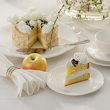 Talerz deserowy śniadaniowy 20 cm porcelanowy WHITE PRINCESS 10