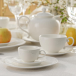 Talerz deserowy śniadaniowy 20 cm porcelanowy WHITE PRINCESS 7