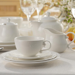 Talerz deserowy śniadaniowy 20 cm porcelanowy WHITE PRINCESS 4