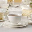 Talerz deserowy śniadaniowy 20 cm porcelanowy WHITE PRINCESS 5