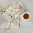 Talerz deserowy śniadaniowy 20 cm porcelanowy WHITE PRINCESS 11
