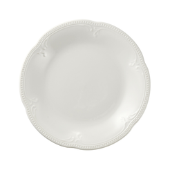 Talerz deserowy śniadaniowy 20 cm porcelanowy WHITE PRINCESS
