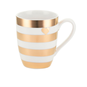 Kubek porcelanowy 310 ml MARGOT gold   