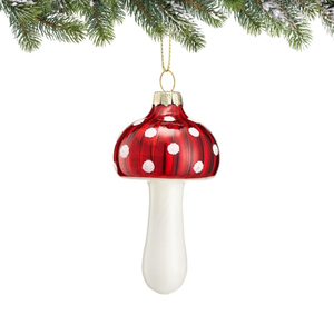 Bombka szklana MUCHOMOREK 9 cm