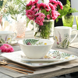 Serwis obiadowy porcelanowy Komplet talerzy na 6 osób PROWANSJA 1