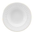 Talerz głęboki porcelanowy złota linia 23 cm MESYNA GOLD