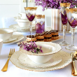 Serwis obiadowy na 12 osób porcelanowy LORETTA 15
