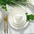 Talerz płytki porcelanowy 27 cm BOSTON GOLD 5