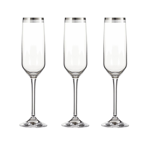 Zestaw kieliszków do szampana 150 ml 6 sztuk APULIA PLATIN