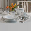 Waza porcelanowa 4 litry Salaterka z przykrywką i podstawą INFINITY 4