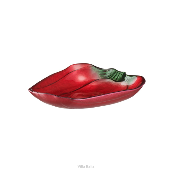 Miseczka szklana 15 cm PAPRYKA czerwona