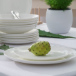 Talerzyk deserowy porcelanowy 20,5 cm BOSTON WHITE 2
