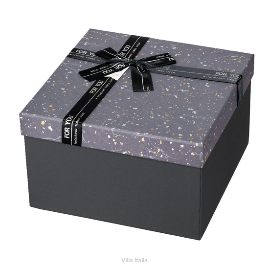 Pudełko prezentowe szare