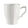 Zestaw 4 kubków porcelanowych 300 ml RENZO z platyną 3