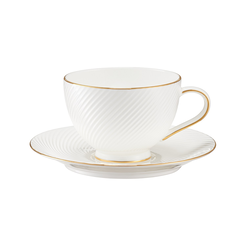 Filiżanka ze spodkiem porcelanowa 280 ml TOSCA