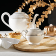 Serwis obiadowo kawowy na 12 osób porcelanowy MARILYN 21