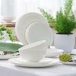 Talerz płytki porcelanowy 27 cm BOSTON WHITE 9