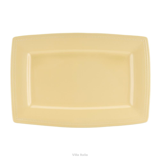 Półmisek prostokątny żółty 38 cm PORTO 
