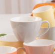 Filiżanka porcelanowa Kubek jumbo szary 420 ml BORNEO 1
