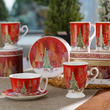 Zestaw 2 kubków porcelanowych 300 ml w pudełku ozdobnym NATALE 4