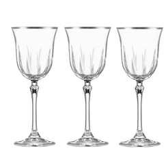 KieliszkI do wina czerwonego 6 sztuk LUDOVICA Platino