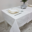 Serwetka na stół z tkaniny kwadratowa Komplet 6 sztuk 40 x 40 cm CYNTHIA WHITE  2