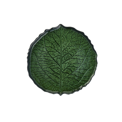 Talerzyk deserowy szklany 16,5 cm GREEN AURA