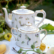 Cukiernica porcelanowa ażurowa dekorowana LEDA IVORY 1