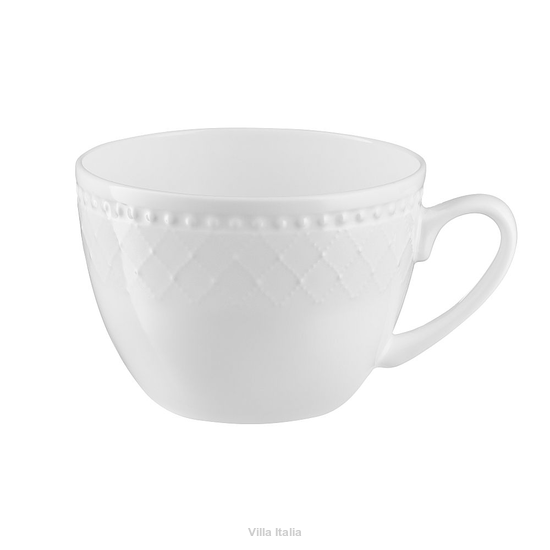 Filiżanka bez spodka porcelanowa 250 ml ROMA White