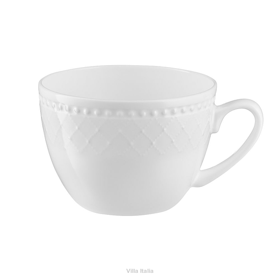elegancka filiżanka porcelanowa do kawy i herbaty na stół