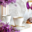 Filiżanka do kawy porcelanowa 170 ml ze spodkiem LORETTA 5