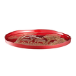 Talerz do ciasta szklany 31,5 cm FORESTA RED 1
