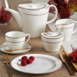 Serwis obiadowo kawowy porcelanowy na 12 osób z wazą ARIANA 2